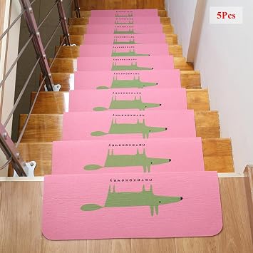 Fittoway 5 Fox Muster Stufenmatte Treppenstufe Teppich