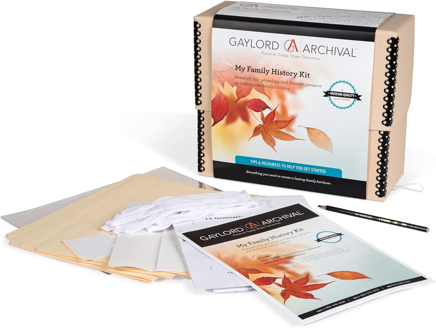 Gaylord Archival My Family History Kit Office Products