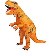 viwzon Inflatable Dinosaur Costume Adult&Kid, Blow Up Trex Costume for Parties Cosplay Funny Inflatable Suit