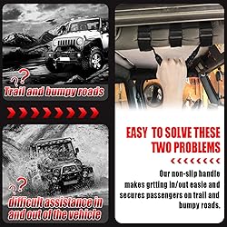 moveland Grab Handle Compatible with Jeep Wrangler