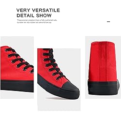 rosyclo Women's High Top Canvas Sneakers Fashion