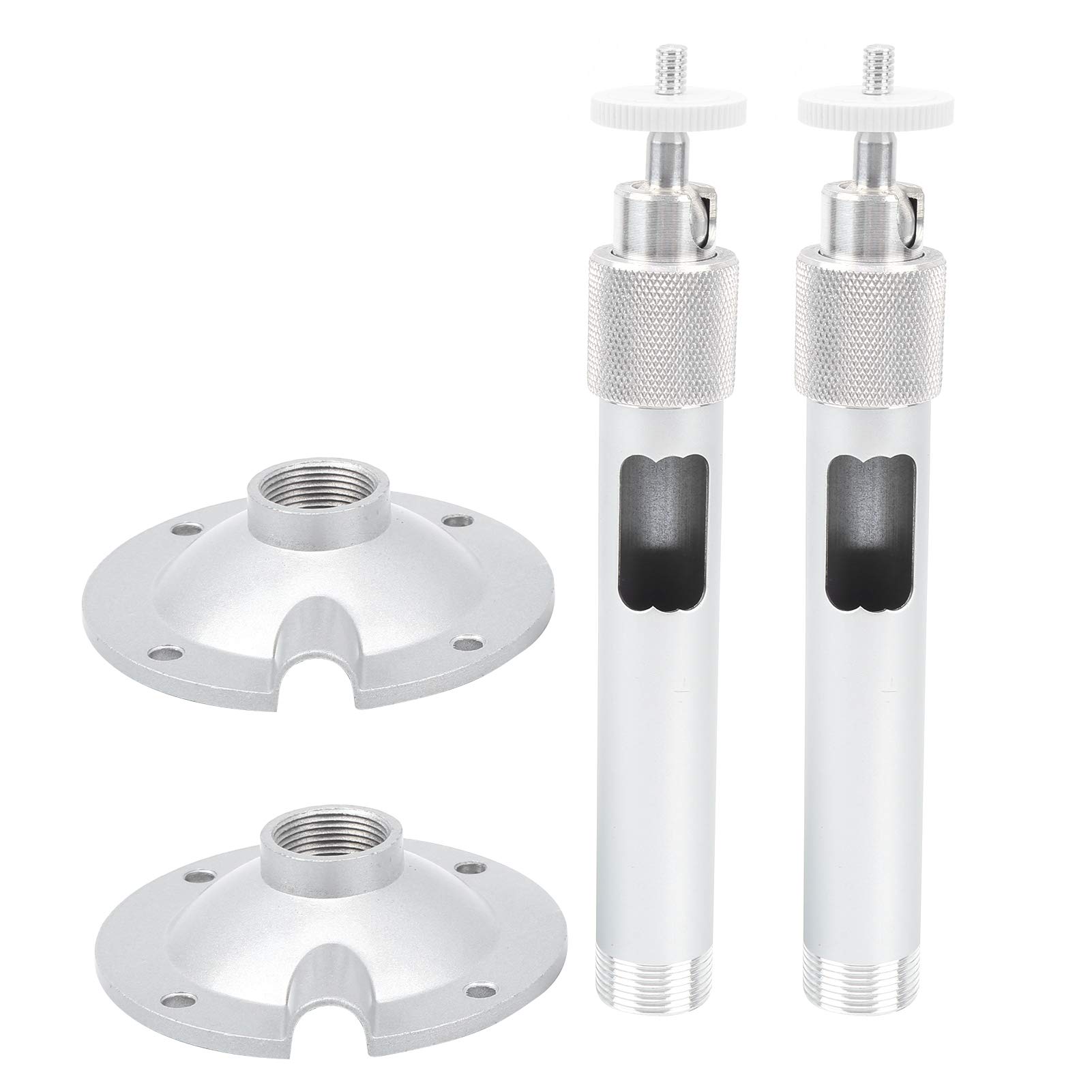 Joyzan Surveillance Housing Mounting Brackets, Aluminum Alloy Camera Bracket Universal Holder Security Mounting Monitor Stand for Housing 360 Degrees Adjustable 1/4In Shockproof M6 Thread Stand 7.9in