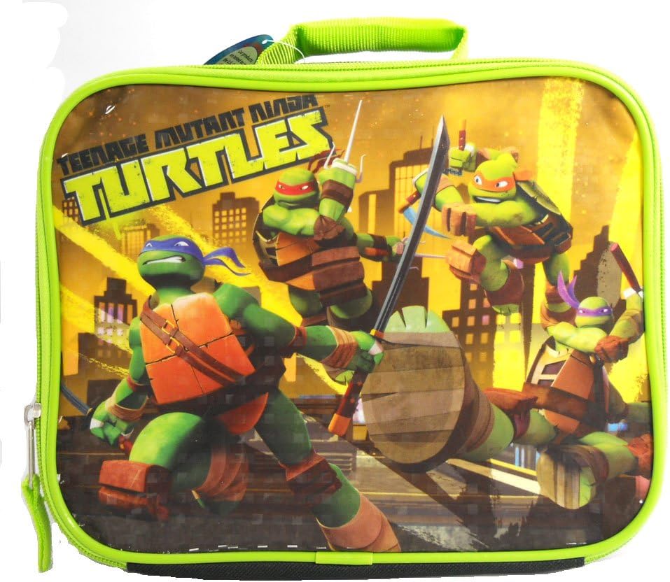 Tmnt Teenage Ninja Turtles Square Insulated Lunch Box Kit