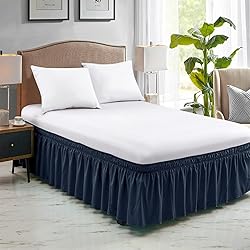 FreshCulture Elastic Wrap Around Bed Skirt - Easy