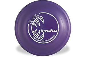 Hyperflite K-10 Hyperflex Disc • for Dogs Over 16" • 8.75 Inch / 155 Grams • Ultra Flexible • Puncture Resistant • Made in The USA