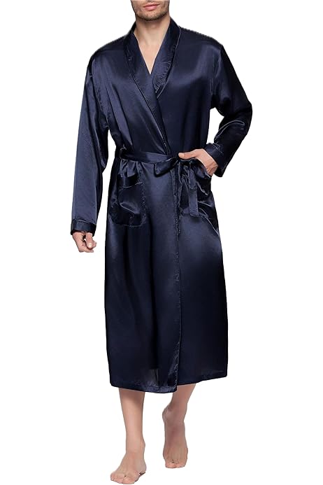 Bata Verano Hombre Bata De Algodón Para Hombre Haigman 100