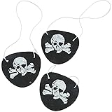 Felt Pirate Eye Patches 1 Dozen