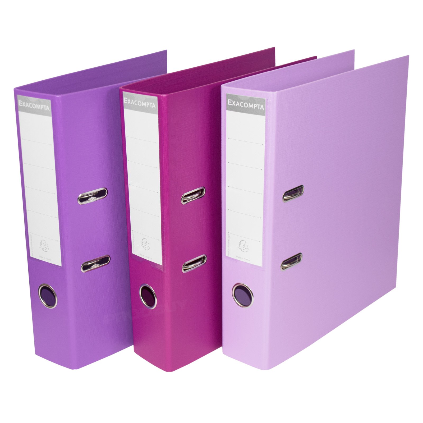 [Pack of 3] Purple Shades A4 Lever Arch Files 70mm Paper Storage Archive Legal Document Folders