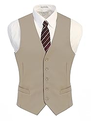 Gioberti Men's Formal Suit Vest Fit for Business or