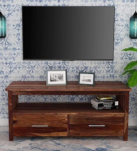 Brookwood Sheesham Wood Tv Unit Wooden Tv Stand Fish
