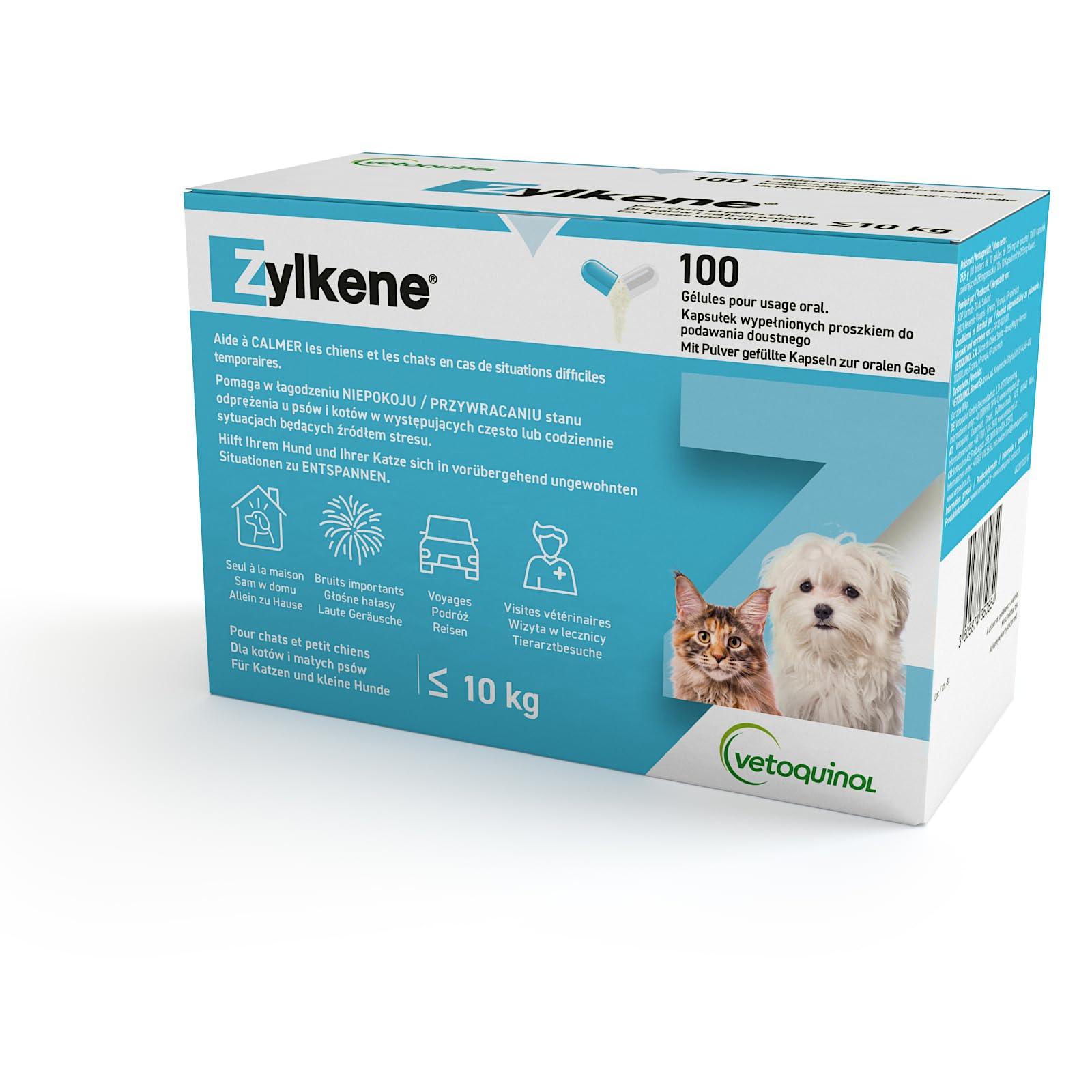 Zylkene 75 mg - 100 capsules (cats & small dogs)