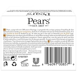 PEARS Soap, Face & Body Soap, Amber – Pure