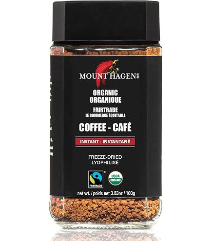 Mount Hagen Organic Freeze Dried Instant Decaf Coffee