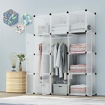 Portable Clothes Closet Wardrobe By Cosyhome Freestanding Storage