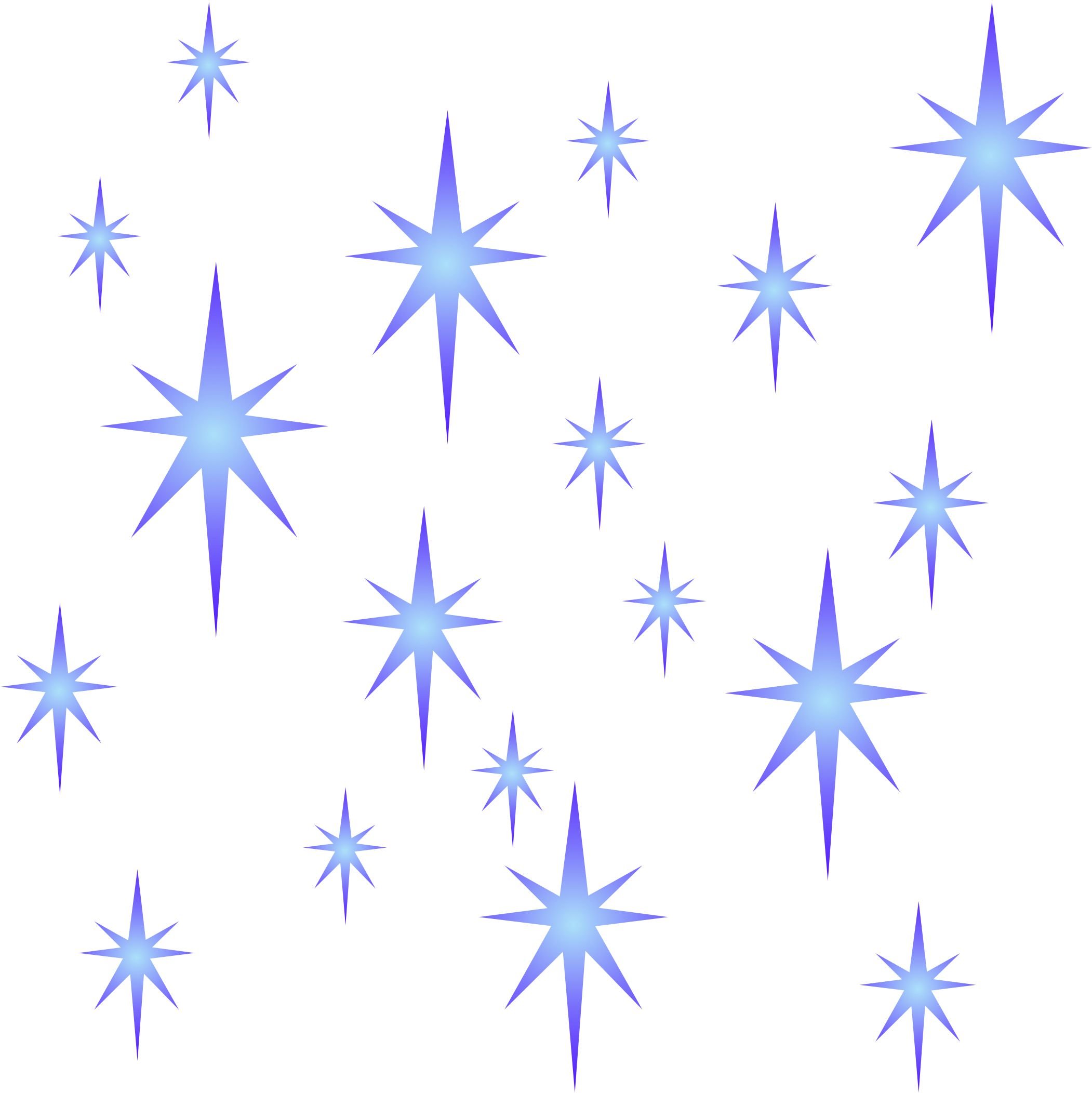 Star Cluster Stencil - 16.5 x 16.5cm (M) - Reusable Christmas Star Light Sky Cluster Wall Stencil Template