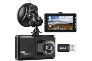 ZFAMYZH Dash Camera for Cars, Dashcam 1080P FHD Dash Cam Front 3 inch Screen Dashboard Camera with 120° Wide Angle, Super Night Vision, Loop Recording, Motion Detection, WDR, G-Sensor, Parking Monitor