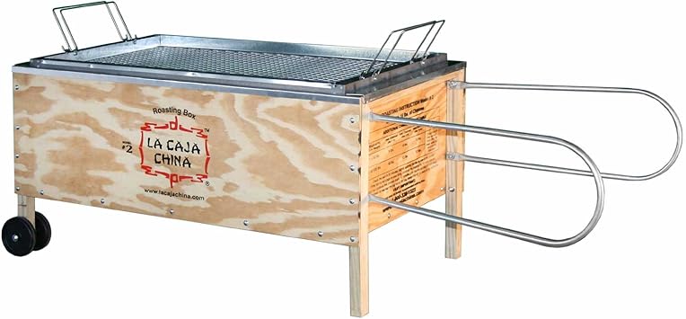 La caja china Cajas Sau # 2 Roasting Caja cerdo Barbacoa: Amazon.es: Jardín