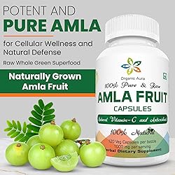 AMLA Capsules. 1000mg per Serving, 120 Veg