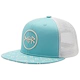 BASSDASH Flat Brim Trucker Cap Adjustable Snapback