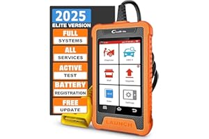 LAUNCH Creader Elite Bi-Directional OBD2 Scanner for Toyota Lexus, 2025 Full System Diagnostic Scan Tool, All Reset Service Code Reader, Battery Registration,AUTO VIN,Lifetime Fr-ee Update
