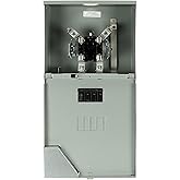 MIDWEST 200A Metered Load Center &bull; Service Entrance &bull; 4 Space &bull; NEMA 3R | R281CB1 &bull; 120/240 VAC 1P3W 22K AIC &bull; Overhead/Underground Feed &bull; Ringless &bull; Horn Bypass &bull; Surface Mount &bull; UL Listed
