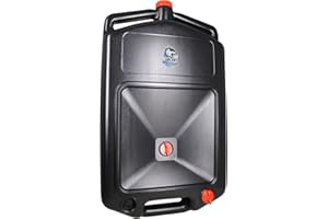 HKTE TOOLS&EQUIPMENT HKTE 2.4Gallon（10L） Oil Drain Pan, HDPE, Low Profile, Durable polyethylene,for All Vehicle Types - Cars, Trucks, SUVs