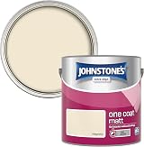 Johnstone's One Coat Matt Emulsion Paint Magnolia 2.5L view 2