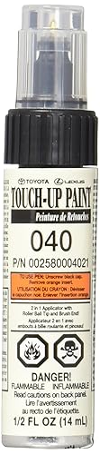 Bolígrafo de pintura de retoque blanco Toyota 00258-00040-21 original