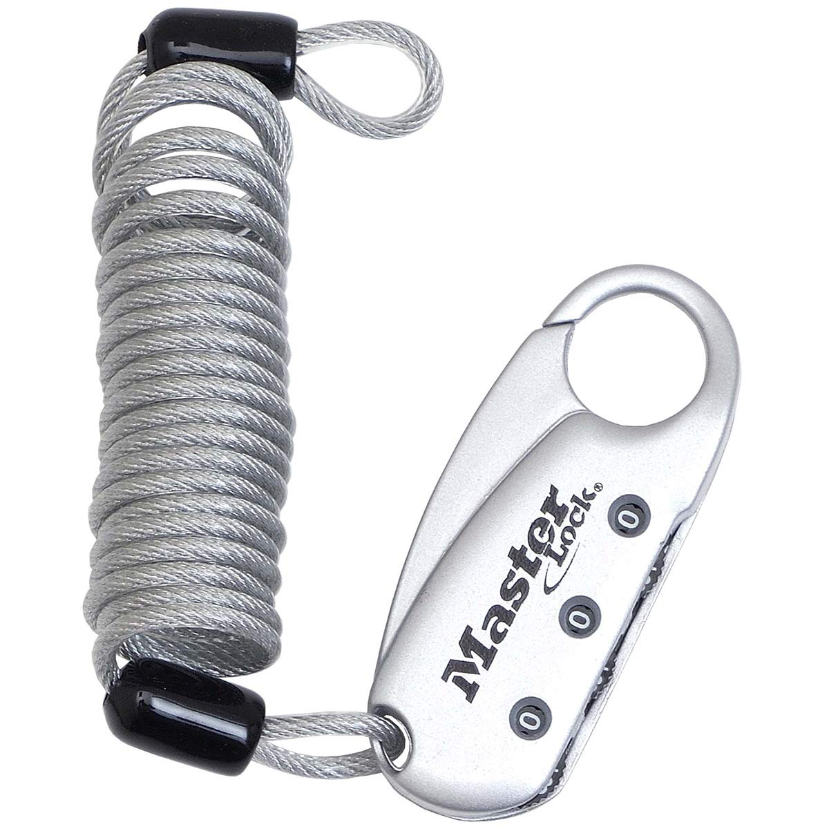 Master Lock 1559EURDCOL Combination Backpack Lock with Coiling Cable, Random Color, 4,1 x 6 x 1 cm