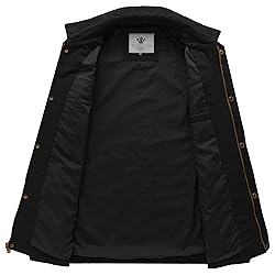 WenVen Men's Military Cotton Tactical Sports Jacket