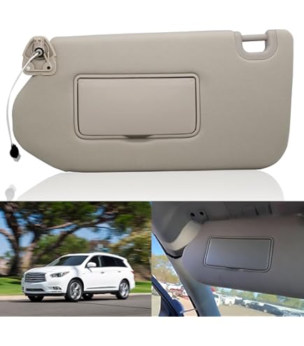 Amazon.com: Gray Driver Left Side Sun Visor Replacement