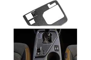INTGET Small Gear Panel Cover for 2024 2025 2026 Crosstrek/Impreza Accessories Carbon Fiber Plastic Center Console Gear Shift