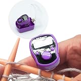 LAMXD Purple Knit Counter Finger Digital Counter for Crocheting view 3