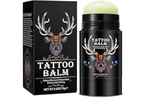 Tattoo Aftercare Butter Balm, 2.6 oz, Old & New Tattoo Moisturizer Healing Brightener for Color Enhance, Natural Organic Tattoo Cream