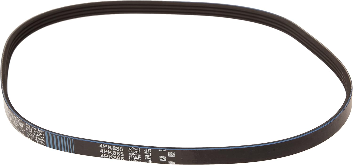 GATES 4PK885 Micro-V Xf Ribbed V-Belt, Schwarz
