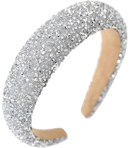 MUQINGWAN Diadema De Moda Para Mujer, Diadema De Diamantes De Imitación, Accesorios Para Mujeres Y Niñas, Accesorios Para El Cabello ( Diadema De Cristal 5, 1 Paquete De 1, Diadema Para Mujer