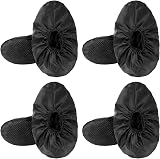 Flintronic 4 Pairs Reusable Overshoes Waterproof Non-Slip Shoe Covers view 9