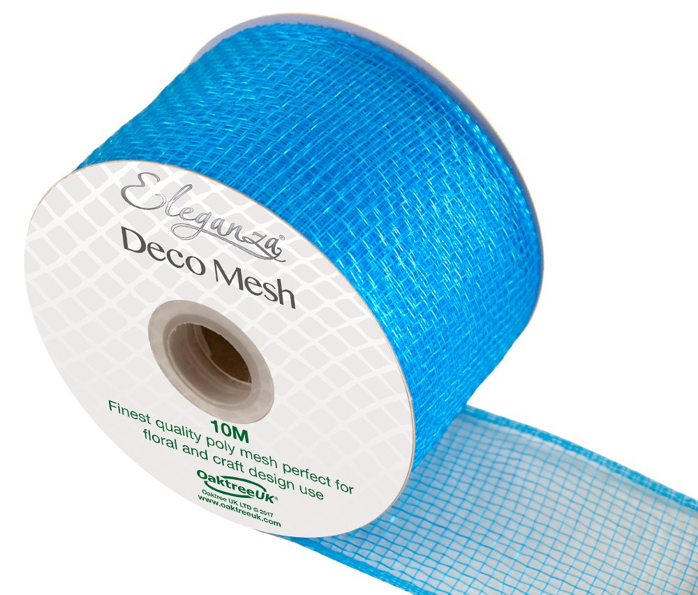 Eleganza DECO Mesh 63mm x 10m No.01, Turquoise