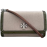 Tory Burch Womens 146467 Thea Pebbled Leather With Gold-tone Hardware Crossbody Bag With Flat Wallet