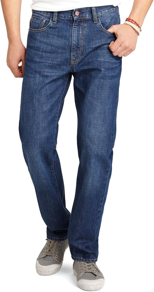 IZOD Men's Classic Denim Jeans (Regular, Straight, and Relaxed Fit) at