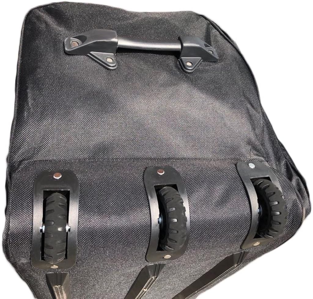  | Gothamite 36-inch Rolling Duffle Bag with Wheels, Luggage Bag, Hockey Bag, XL Duffle Bag With Rollers, Heavy Duty Oversized Bag (Black) | Travel Duffels