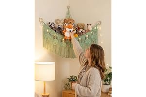 Corner Hanging Bag Net with Tassel for Easy Storage,Home Decor Net Corner Hammock,Decorative Hanging Net for Room Storage LCC