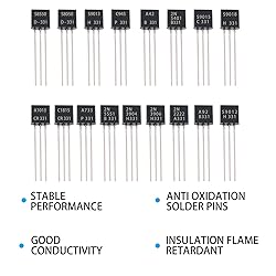 17Values 170PCS 2N2222 2N3904 2N3906 2N5401 2N5551