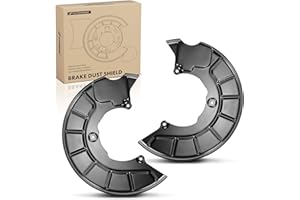 A-Premium Front Side Brake Dust Shield Compatible with Volkswagen and Models - Jetta, Jetta City, Passat, Passat CC, Golf, Ti
