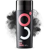 GBG Hair Fibers for Thinning Hair & Bald Spots (Black) - 25g Bottle - Conceals Hair Loss - Instant Cover Up & Volume in 30 Seconds, Hair Powder for Women & Men - Cruelty Free