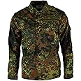 Original GERMAN ARMY JACKET ZIPPED fleck-tarn camouflage tactical combat BW military issue field shirt