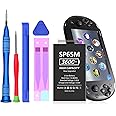 PS Vita SP65M Battery, (2025 Upgrade) 3600mAh High Capacity Li- Polyme Replacement Battery for Sony Playstation PS Vita SP65M PCH-1001 PCH-1101 1003 1103 Battery with Professional Replacement Tool Kit