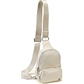 Pander Small Crossbody Sling Bag for Women, Compact Shoulder Chest Bag with Adjustable Strap