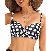 Tempt Me Underwire Push Up Bikini Top - Women Swimsuit Tops Bathing Suit Bra Top Only