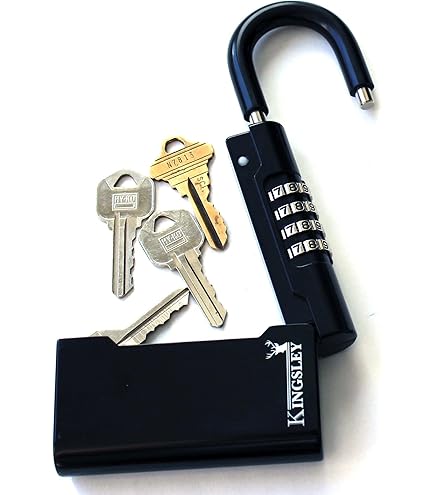 TTRWIN Combination Key Lock Box For Outside - Waterproof, Resettable Code, Holds 5 Keys, Wall Mounted - View #10